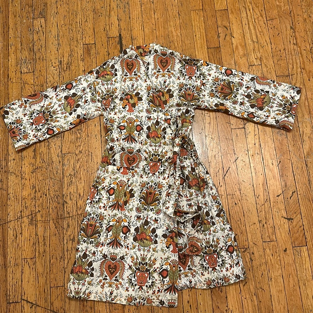 True Vintage Wrap Dress; hand made; pristine condition